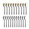 10pc 17cm Brass Wire Brush Small Paint Rust Remover Steel Wire Brushes Industrial Metal Polishing Burring Cleaning Brush Tools