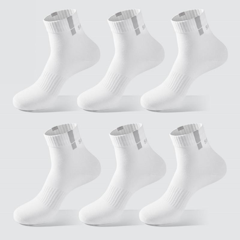 Mens Spring and Autumn Basketball Sports Sweat Absorption Anti Beriberi Anti Odor Cotton Socks