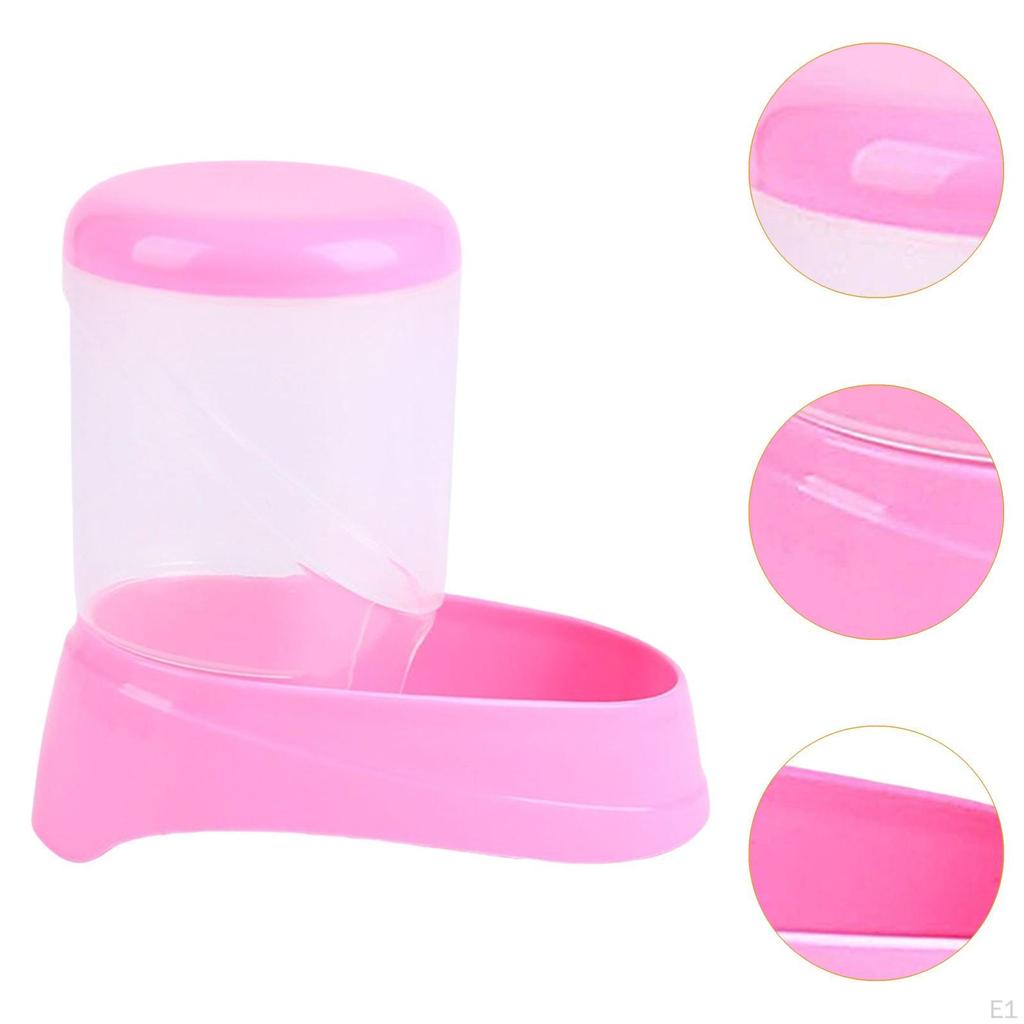 Automatischer Hamster-Futterspender, Tierfütterungsstation, leichte, transparente Mehrzweckschüssel