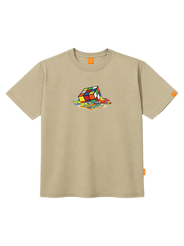 Ellamo Cube Play Short Sleeve T-Shirt Unisex Plus Size S~4Xl (B Type)