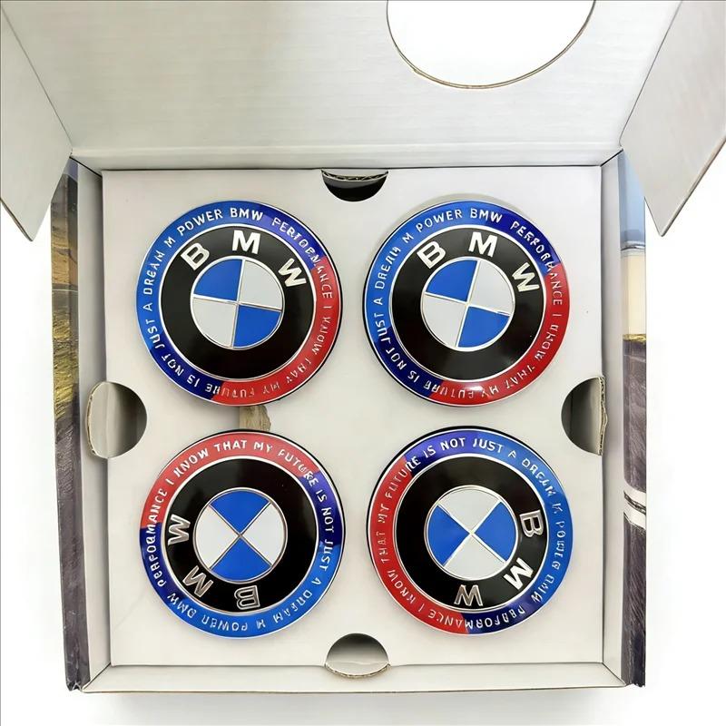 AAA 4pc 56/68mm 50th Anniversary Floating Wheel Center Caps For BMW G11 G12 G30 G31 G32 G08 G05 F46 F49 F39 F90 Auto Accessories mksh39