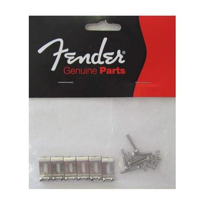 Selletas de Puente para Fender American Standard 2008 Stratocaster - Acero con Acabado Níquel