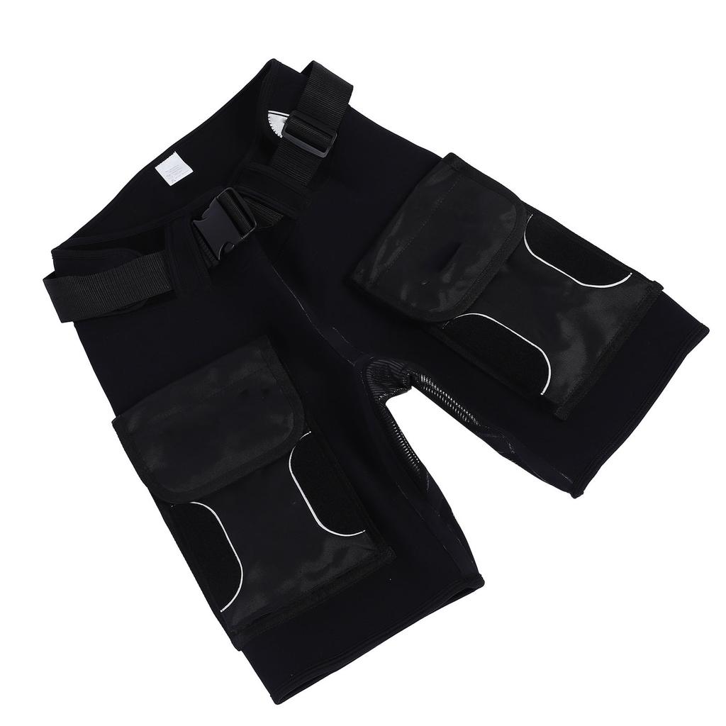 YONSUB Diving Tech Shorts with Pockets High Waist Keep Warm Stretchy Neoprene Short Pants for Scuba Diving Surfing