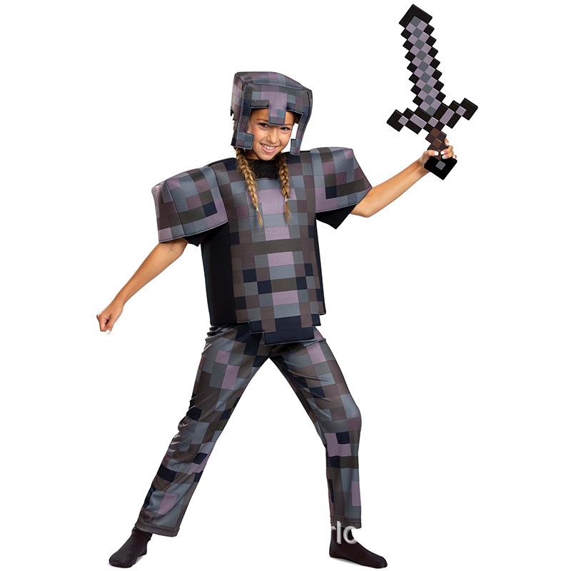Minecraft Halloween Diamond Armor Kids Costume