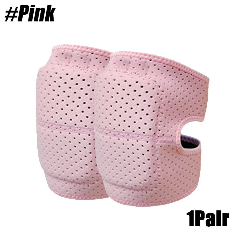 1 Pair Adjustable Knee Pad, Anti-Slip Padded Sponge Knee Brace Breathable Flexible Elastic Knee Support for Football Skating