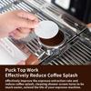 Watchget kaffepapirfilter rund espressopakke skjermerstatningspapir 53 mm engangs kaffe-espressomaskin kompatibel med Moka Pot 100 ark