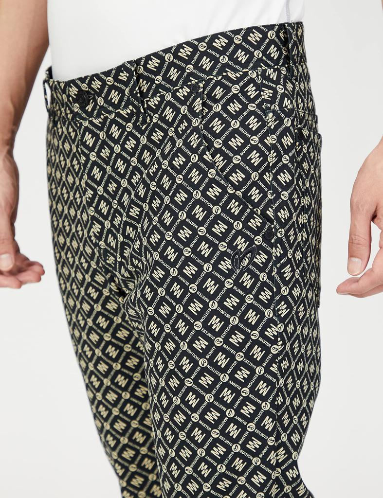long pants logo Golf 4 [Master Bunny] Men's (MBE pattern/TEXBRID stretch) / / 758-2231007 040_Beige [M]