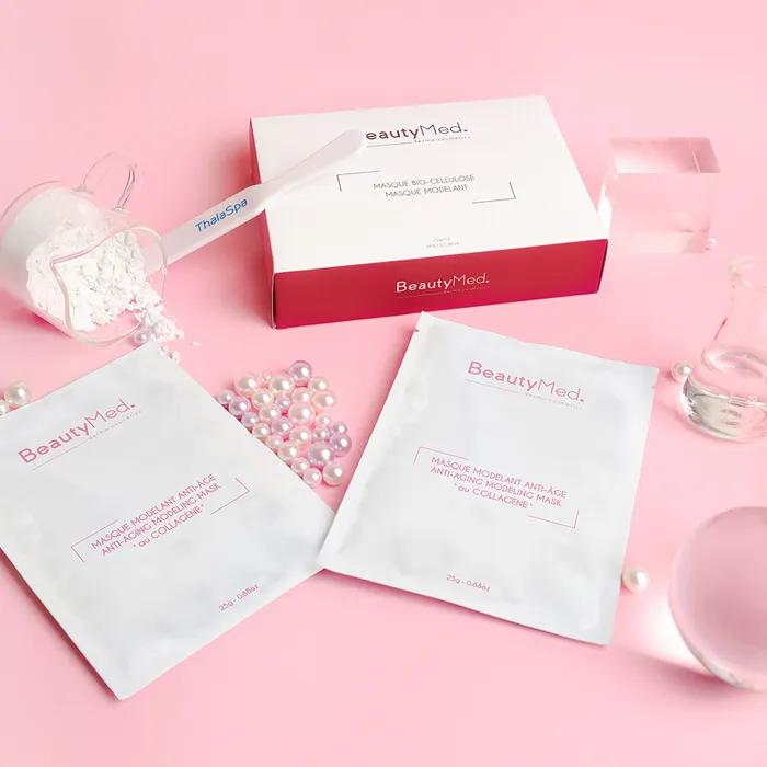 Collagen Modeling Face Mask Pack 25g x4 Set (with Spatula)
