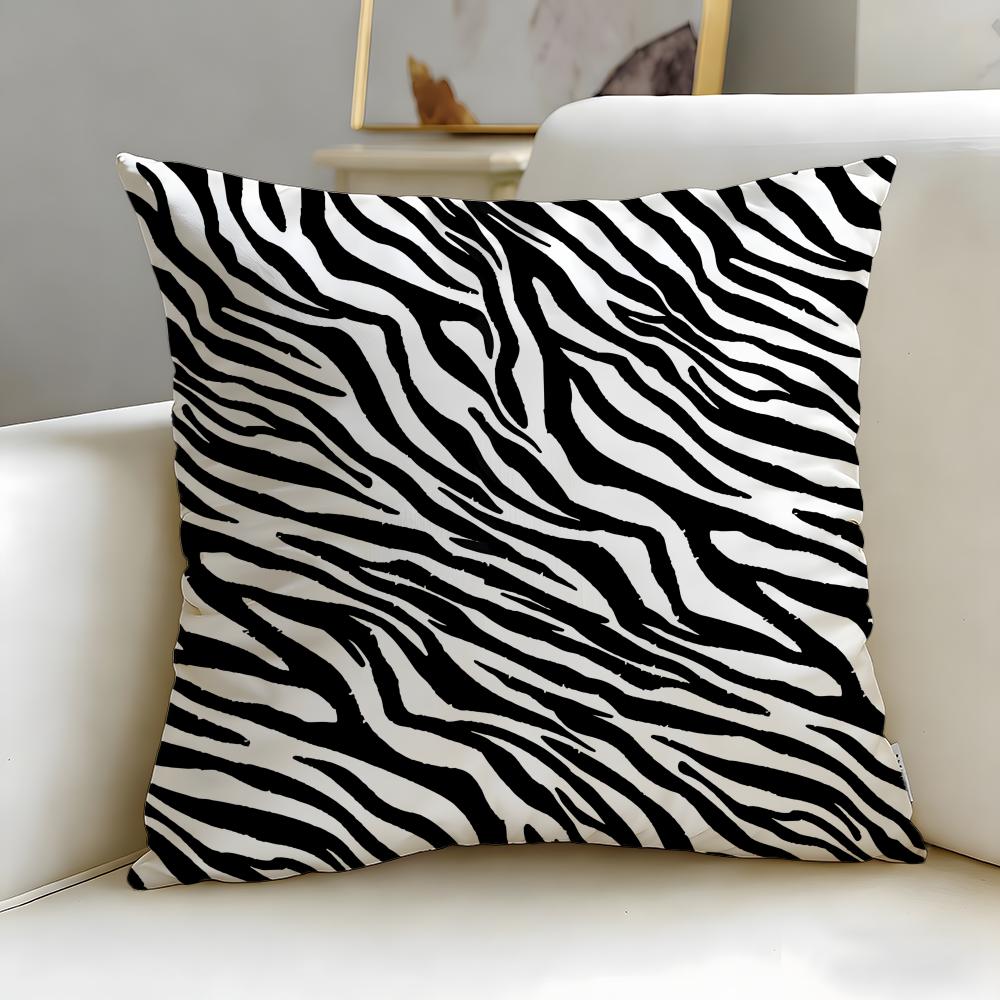Regular Retro Texture Cushion Cover Soft EasyWash Pillow Case Versatile for Couch Bed Travel and Office