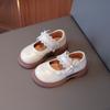 Girls Black Lolita Princess Shoes Low Top Velcro Shoes