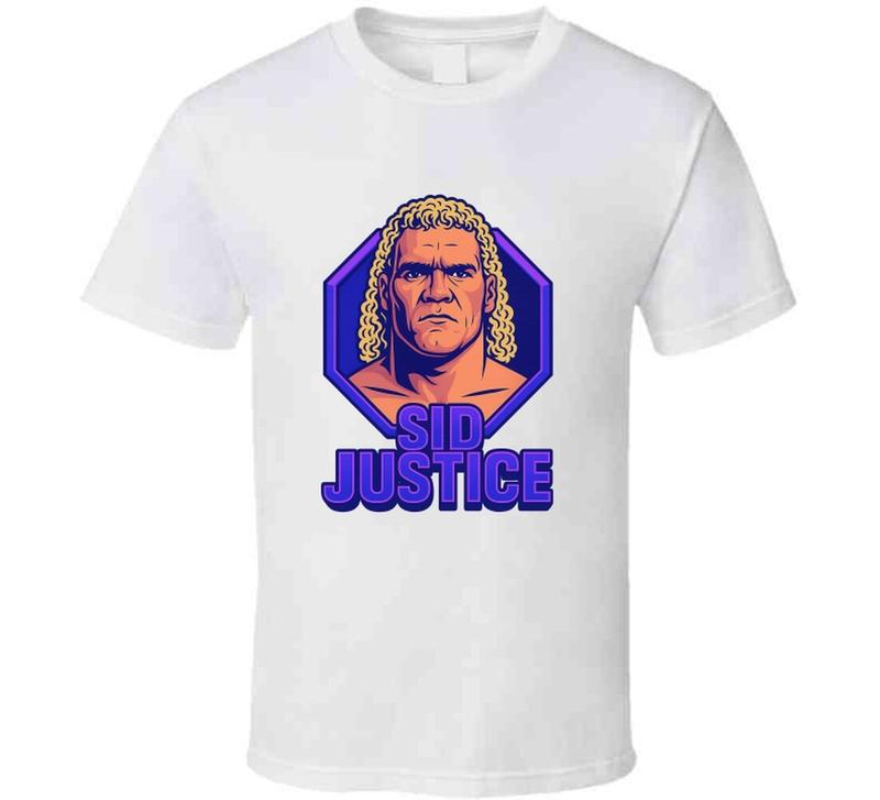Sid Justice Retro Wrestling Cartoon Unisex T-Shirt
