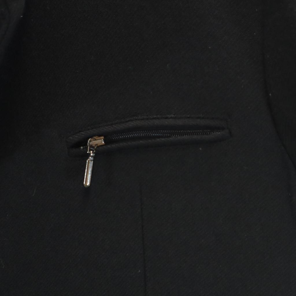 Emporio Armani Made In Italy Wool Jacket 56 Black Biggs Men's Used