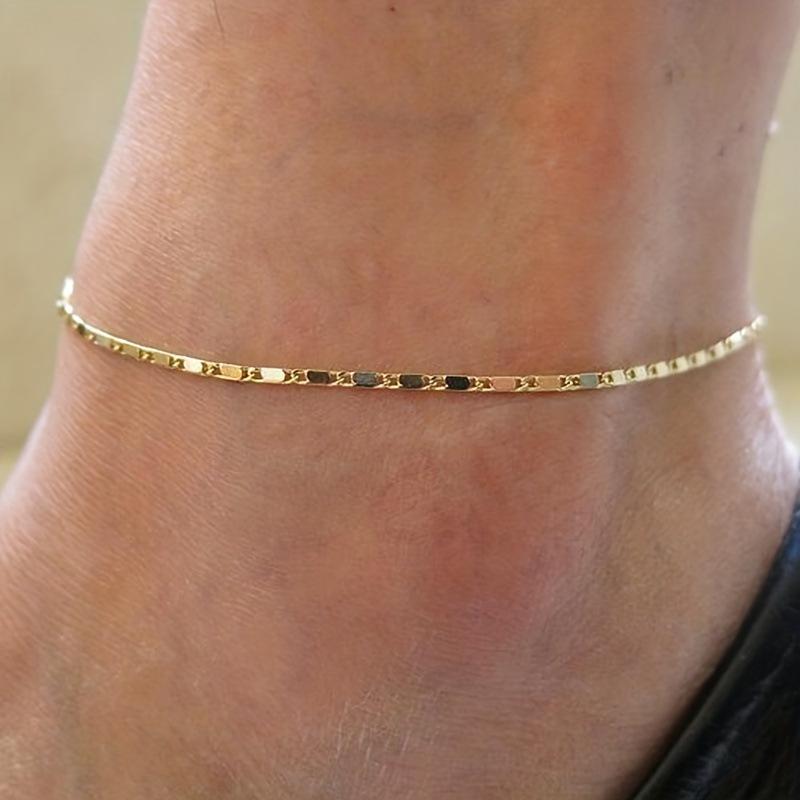 European and American Hot-Selling Double-Layer Heart Anklet - Minimalist Beach Jewelry for Women