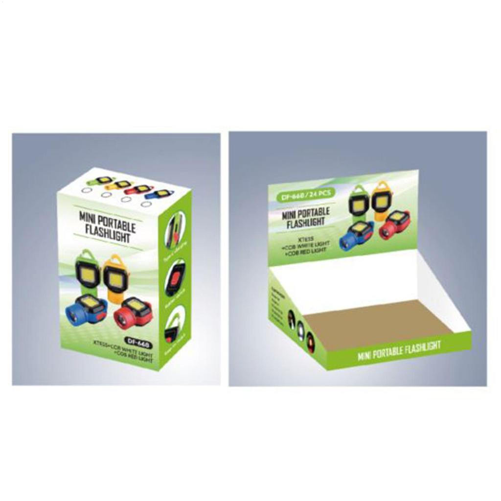 Pocket Flashlight SOS Rechargeable Survival Gear Small Keychain Floodlight For Camping Hiking Cycling Fishing Dog Walking