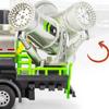 1/50 Alloy City Anti-Smog Truck Engineering Water Spray Model Children'S Vehicle With Sound Light Barrel Rotated Kids Toys Gifts
