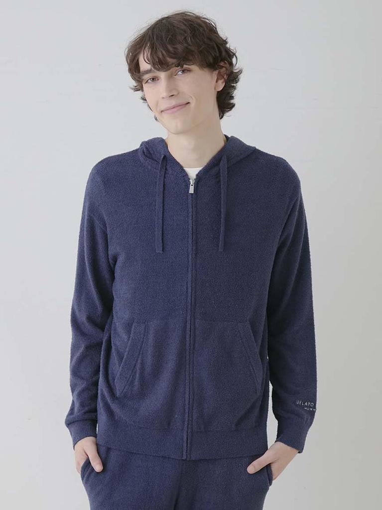 Gelato Pique HOMME Smoothie Parka PMNT251927 NVY M Temperature-Regulating Men's