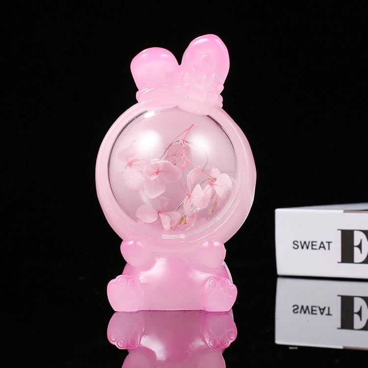 

Night Ten Lamp Options Battery Powered Cartoon Cute Animal Lights Shaped Pink Rabbit