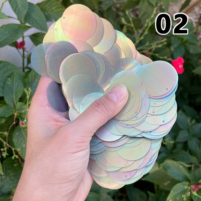 30Χιλ. Πολύχρωμα Καραμέλα Μεγάλες Πούλιες με Τρύπα Pet Στρογγυλές Πούλιες Ραφής Χειροτεχνίας Διακόσμηση Νυφικού Αξεσουάρ DIY Χαλαρές Πούλιες