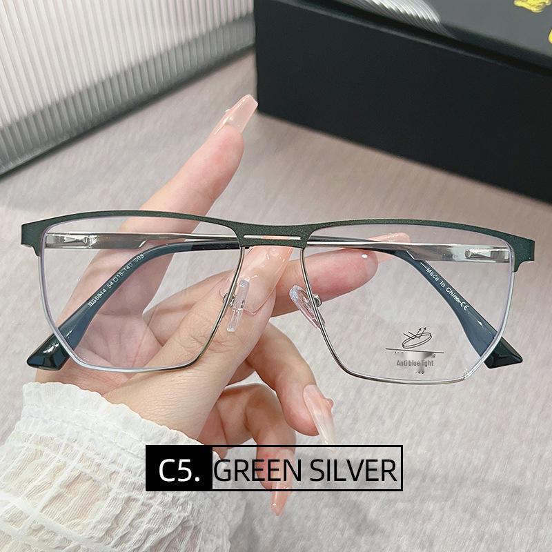 

Мужские классические очки в полуоправе из металла - серия Business Elite, совместимые с Degree