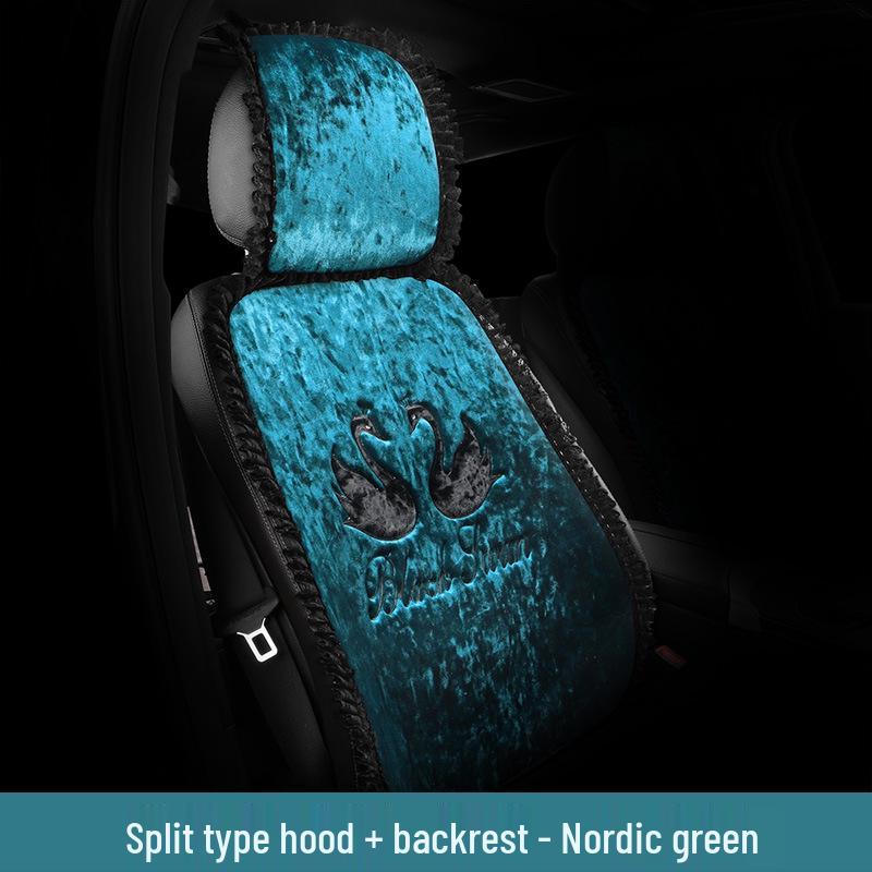 Warm Plush Seat Cushion for BYD Yuan, Song Pro, Qin Plus DMI, Dolphin, Seal, Destroyer 05