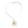 Personality niche flower pendant necklace women's sweet style alloy large flower hollow choker necklace