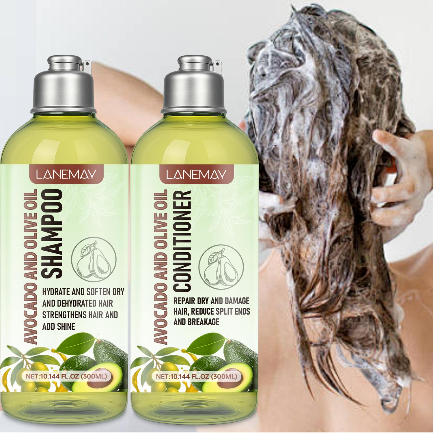 

Avocado Hair Care Set-For Moisturized Hair, Shiny Hair And Hair Protection-Suitable for all Hair Types, 300ml+300ml