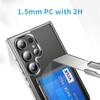 Suitable for Samsung S24 Ultra Transparent Mobile Phone Case TpuS25 Acrylic S22 Card S23 Protective Case NOTE20