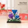 Champagne Rose Potted Plant Model - Dream Flower Box Building Blocks Toy Gift (2025 Edition)