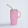 Car Cup 4oz Double Wall Stainless Steel Vacuum Insulated Tumbler With Straw For Travel And Home Use