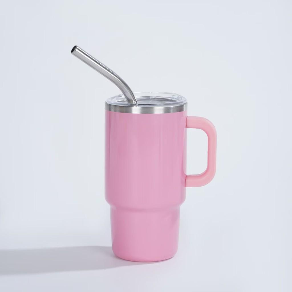 Car Cup 4oz Double Wall Stainless Steel Vacuum Insulated Tumbler With Straw For Travel And Home Use