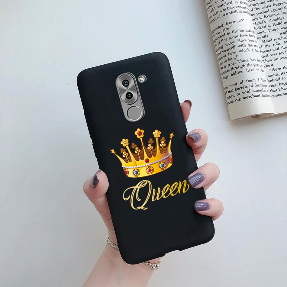 Liebesherz Hülle für Huawei Mate 9 Lite Für Huawei Honor 6X GR5 2017 Handyhülle Silikon Katze Kaktus Avocado Bemalt Mattes Cover