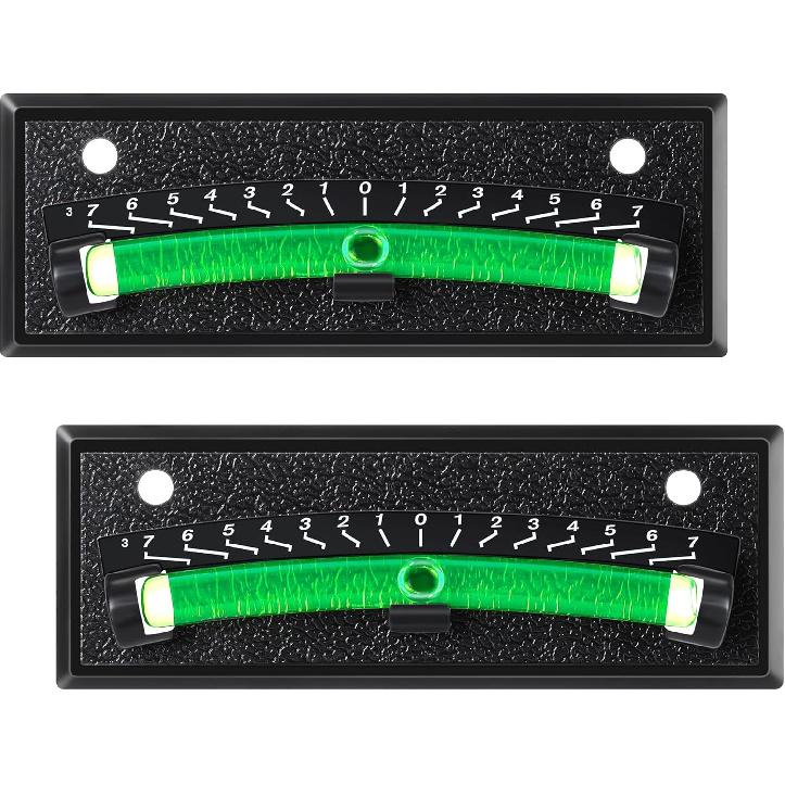 2 Pack Rv Level Bubble,graduated Scale Levels for Precision Leveling,stick on Leveling System for RV, Camper, Trailer and Caravan, High Visibility