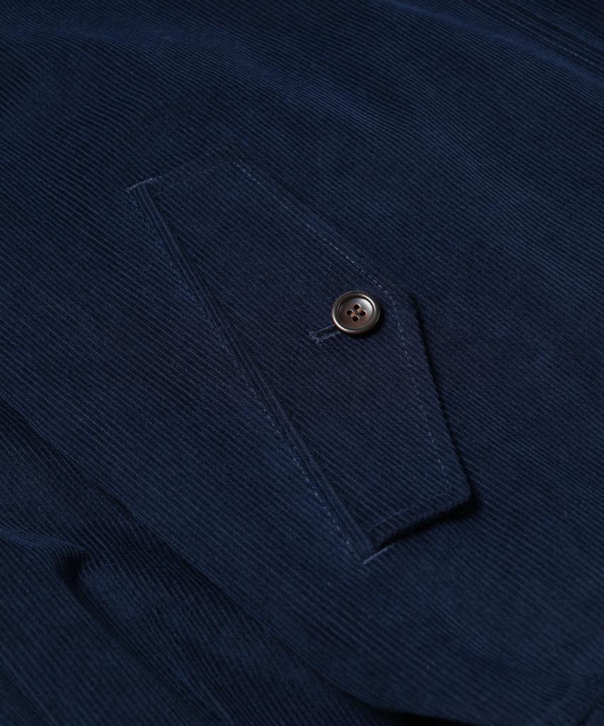 Giacca Harrington Buddy in Velluto a Coste Frizmworks _ Blu Navy