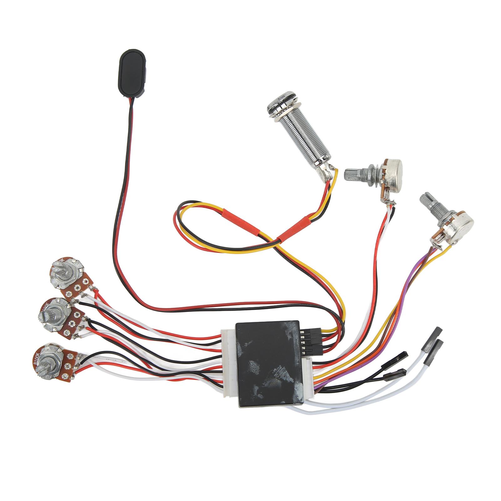 

3-позиционная гитарная проводка Двойной потенциометр Практичные аксессуары для усиленной бас-гитары