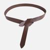 Trendy Womens Synthetic Leather Belt With Bow Design For Office And Everyday Use