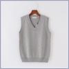 Gilet a Maglia Senza Maniche Donna Uomo Scollo a V Preppy Studenti Ragazzi Ragazze Classico Primaverile Maglione Lavorato a Maglia Moda Coreana Gilet Retrò