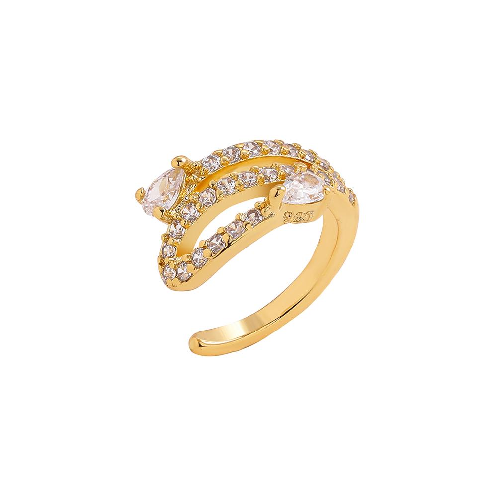 New Arrival Multicolor CZ Crystal Ear Cuff Stackable C Shaped Ear Clips No Pierced Cartilage Earring for Women Earcuffs