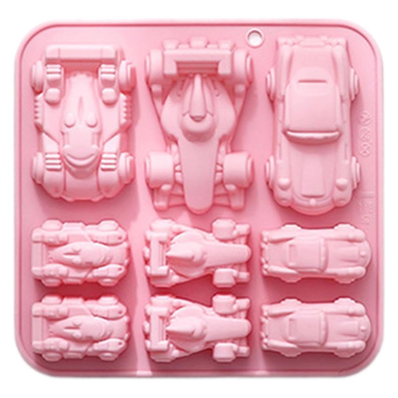 

Silicone Multi Cavity Car Shaped Mold Tray for Baking Chocolate Candy Soap Resin Crafts Nonstick Flexible Reusable