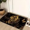 1Pcs Anti Fatigue Kitchen Rugs,Luxury Floral Design Waterproof Non-Slip Thick Cushioned Kitchen Mat Heavy Duty Comfort Standing Mat for Kitchen