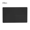 Multicolor Aluminum Blank Business Cards Engraving Tags Mark Impressive Business Visiting Name Cards for Office 100PC