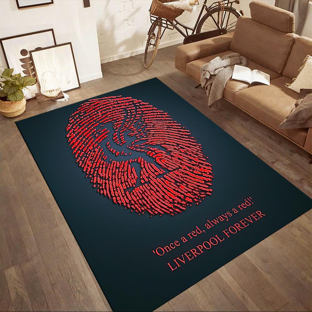 Liverpool Football Club Floor Mat Design For Playrooms Balcony Decorate Room Dormitory Antislip Rug Anime Office Decor Perfect Gift For Womenmen