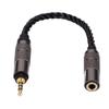 2.5mm Male to 3.5mm Female Stereo Audio Jack Adapter Headset Converter Connector for Smartphones Headphone Tablets