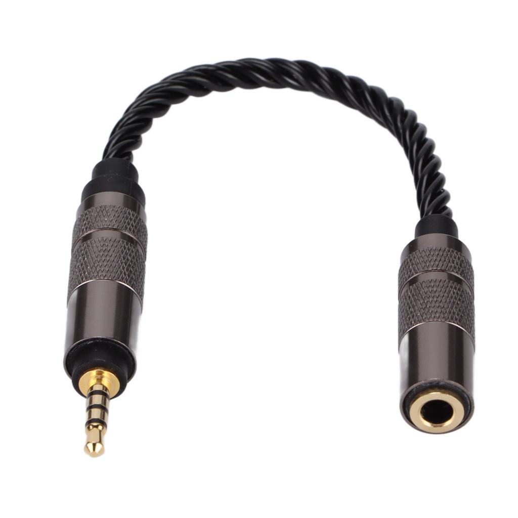 2.5mm Male to 3.5mm Female Stereo Audio Jack Adapter Headset Converter Connector for Smartphones Headphone Tablets