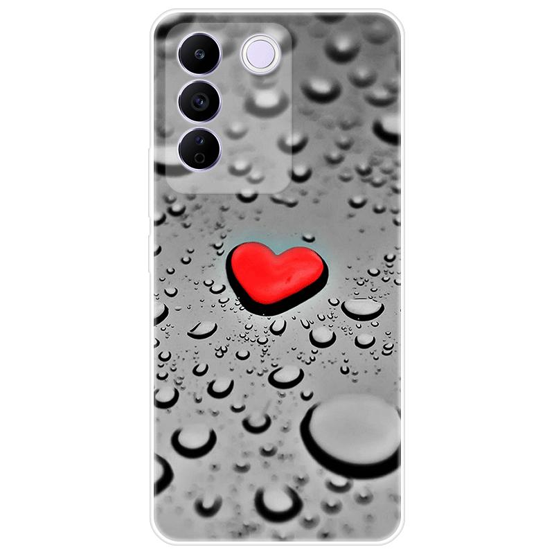 For Vivo V27e V 27e Case Soft Silicone Back Cover Cartoon Phone Case Diversification
