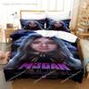 2023 M3GAN Movie Bedding Set Single Twin Full Queen King Size Bed Set Aldult Bedroom Duvetcover Sets 3D Anime Bed Sheet Set