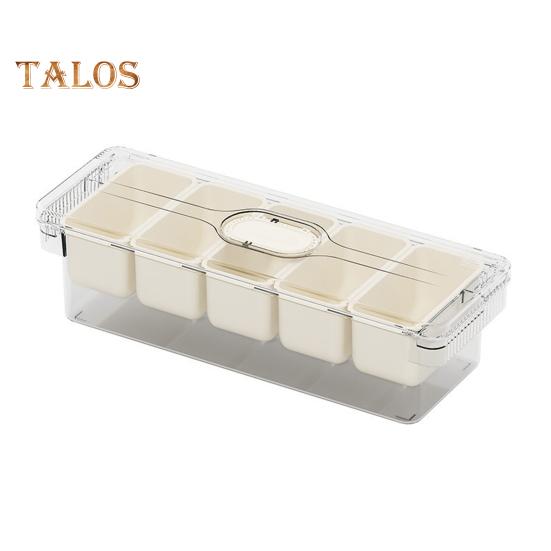 Snackle Box Container Bento Box Dishwasher Safe Divided Snack Tray with Lid And Handle Freshness Preservation Organizer for Fruits Snacks