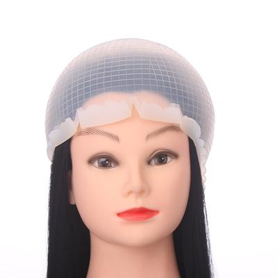 Silicone Highlighting Cap Beauty Salon Hair Caps Bonets Reuse Hairdressing Professional Hair Dyes Hair Wrap Equipment Stylist