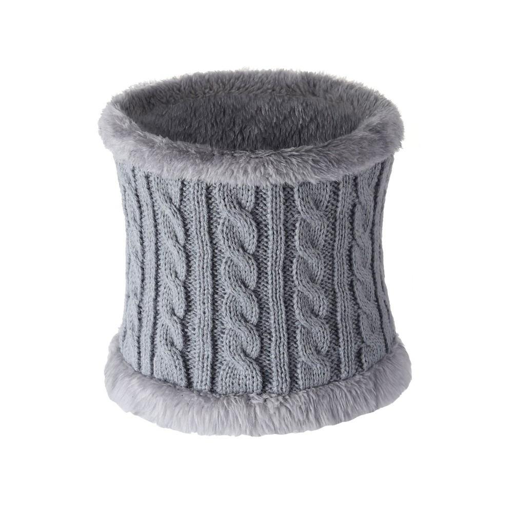 3pcs/set Keep Warm Winter Knitted Hat Thicken Warm Pullover Hat Soft Winter Hat Set  Women