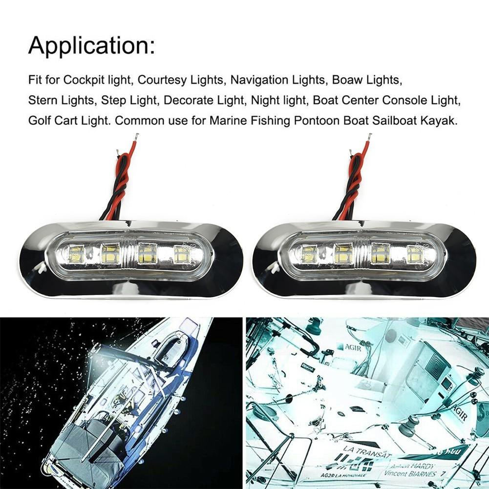 LED Lights Marine 12V-24V 4x Accessories Cabin Deck