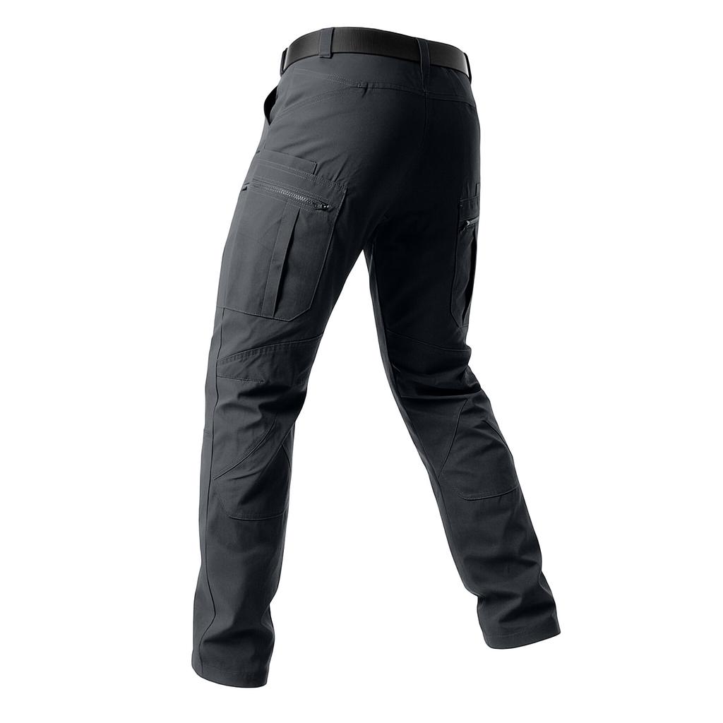 Men’s Cargo Pants Multi Pocket Lightweight Outdoor Pants with Adjustable Waistband